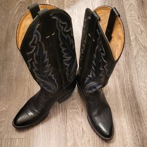 Justin Diamond J Lizard Boots 7.5D